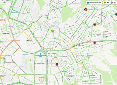 Застрявшая фура парализовала движение по Мамадышскому тракту на выезде из Казани