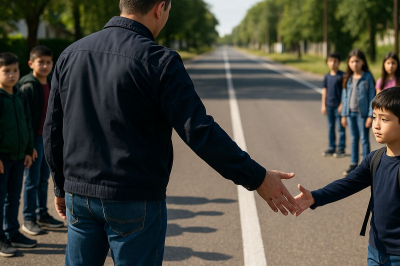 В Кульсары прохожий приставал к детям