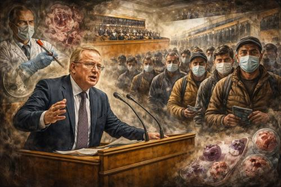 Знают ли в Минздраве о проблемах с сифилисом среди мигрантов? Делягин задал неудобный вопрос заместителю министра здравоохранения