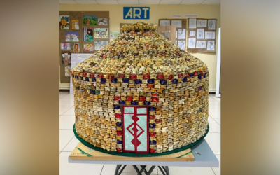 Юрту из 4 тысяч асыков сделали в Актобе