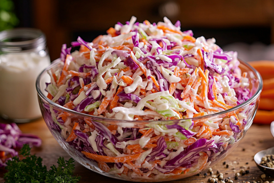 Майонезные салаты в отставке. Мой фаворит весной &mdash; коулслоу: хрустящий, свежий, с ореховой ноткой