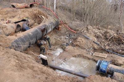 В&nbsp;Казани обновили водопровод 1971 года постройки в&nbsp;районе Волжского водозабора