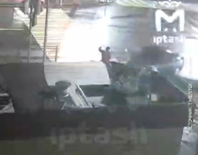 Водитель наехал на двух человек, угоняя от ДПС в Казани