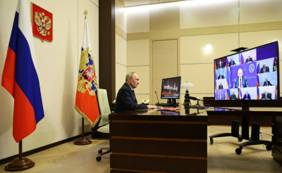 Путин обсудил с членами Совбеза РФ противодействие финансированию терроризма