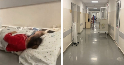 Пусть на полу. Но главное - в больнице?