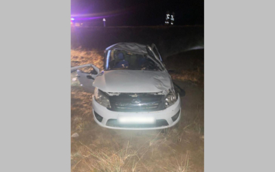 Машина перевернулась. Одна женщина погибла, трое - в больнице