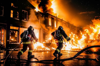 Пожар в жилом доме Пыть-Яха тушили в лютый мороз &ndash;30 градусов