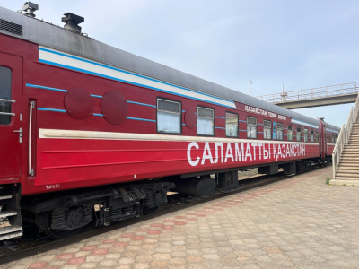 Медицинский поезд «Саламатты Қазақстан» помог уже 50 тысячам жителей сёл