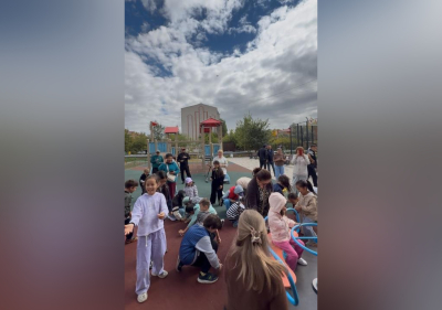 В Астане появился сквер для семейного досуга и активного образа жизни