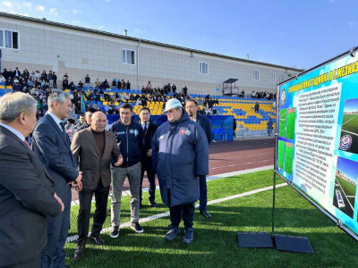 Новое футбольное поле открылось в Жезказгане