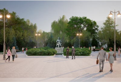 Как изменится площадь перед памятником Бутлерову в Казани