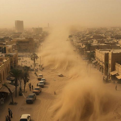 Не Трамп, так песчаная буря: сидите уже дома